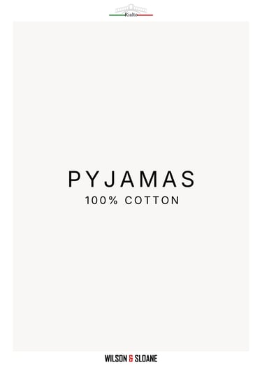 Rialto by Wilson and Sloane Pyjamas Catalogue NOS