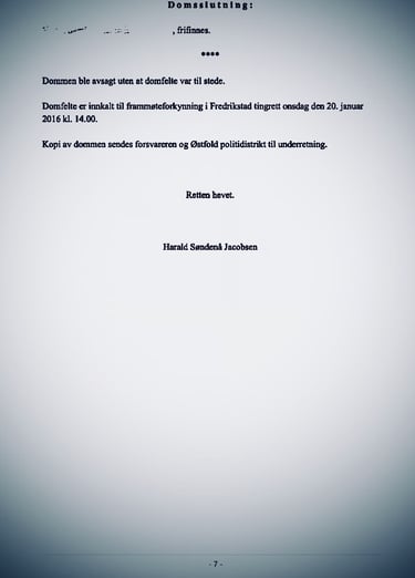 Sigurd Vestrheim – Licensed Attorney at Law, Oslo, hege-finsveen, Fredrikstad politi, Oslo politi