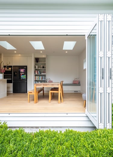 Hataitai home extension Peaky Builders dining room