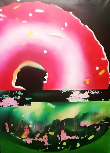 Tablou pop-art Sugar Experiment.