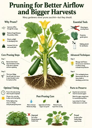 growing zucchini vertically