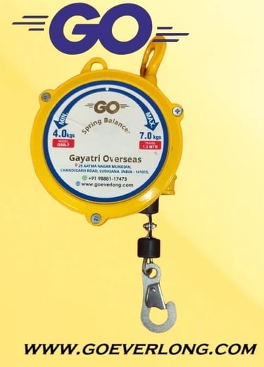 Spring Balancer for Portable Bag Closer Machine – Heavy-duty suspension unit for reducing operator fatigue