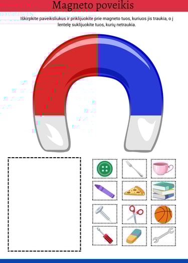 Nemokamos užduotys PDF magetas