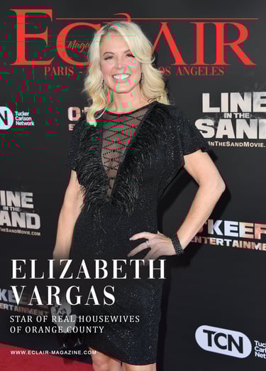 Elizabeth Vargas Star Of Real Housewives Of Orange County for Eclair Magazine 