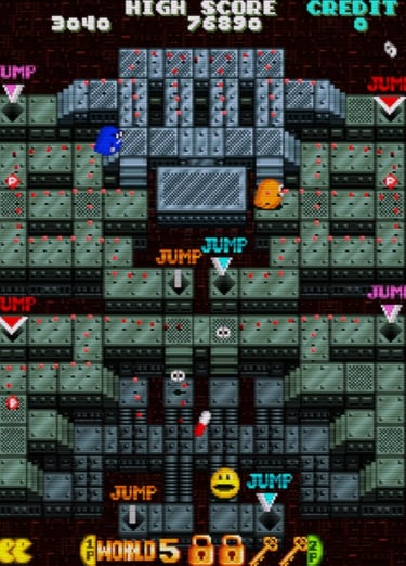 Pac-Man Arrangement:  Jump Pads, Industrial Plants