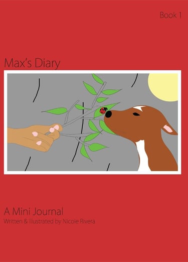 max's diary journal children's notebook 