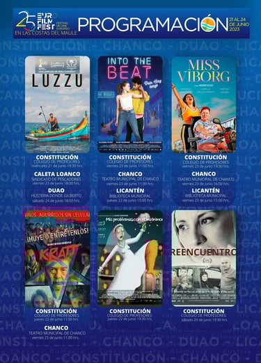afiche 25 festival de cine europeo