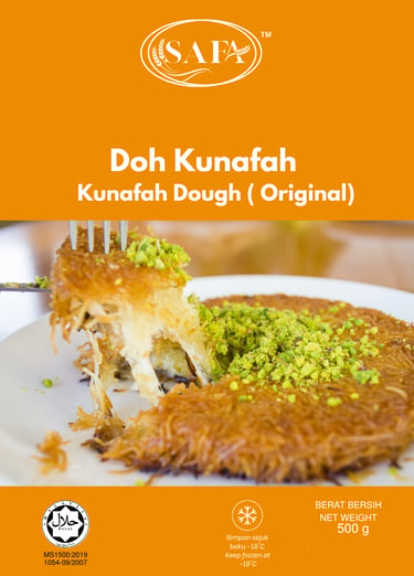  halal kunafa dough roasted supplier malaysia