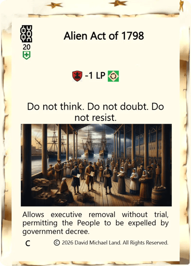 Alien Act of 1798
