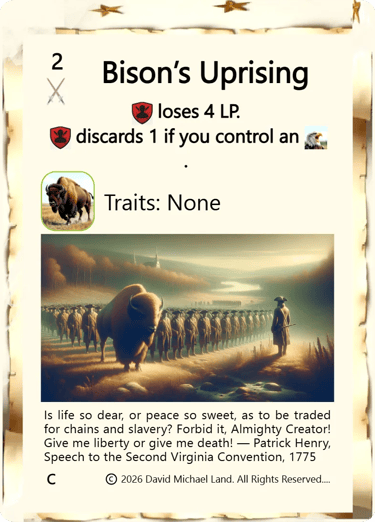 Bison's Uprising