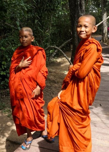 tempio-neak-pean monaci