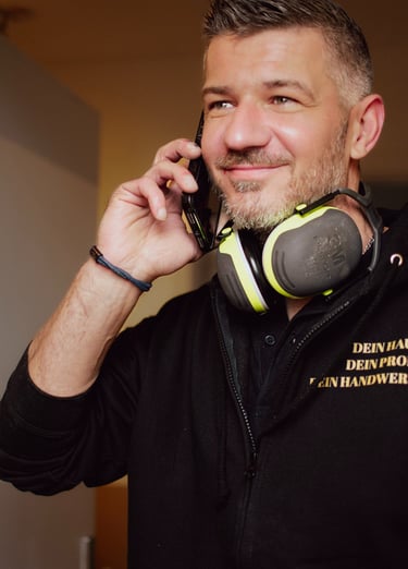 Foto Inhaber deinhausprofi24 Sebastian Lüftner Handwerksdienstleistungen Rund um Ihr Haus. In Nürnberg und Umgebung.