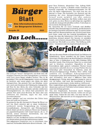 Bürgerblatt 2025