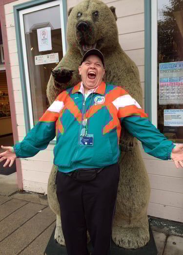Bear mauls The Pirate in Juneau, Alaska