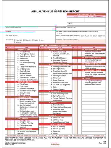Reviewed federal logistics compliance documents during roadside inspection