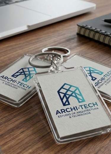 Llaveros personalizados de acrílico con grabado de marca para regalos comerciales