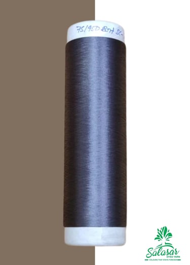 75 TPM Bright   Dyed Polyester Yarn