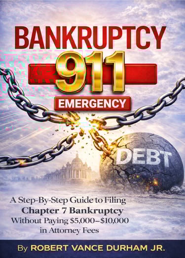Bankruptcy 911 Emergency Front Book Cover Image
