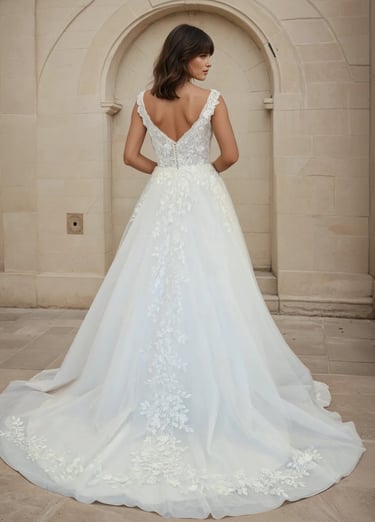robe de mariée en dentelle 