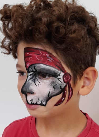 Maquillage pirate halloween
