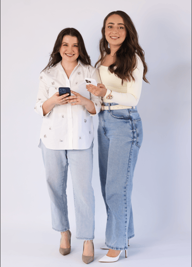 Maria Basso e Eduarda Kerber, fundadoras da Dua Propriedade Intelectual