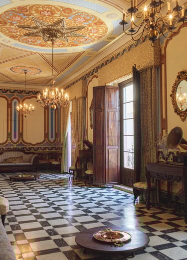 Salón de baile de época, lujoso en Andalucía
