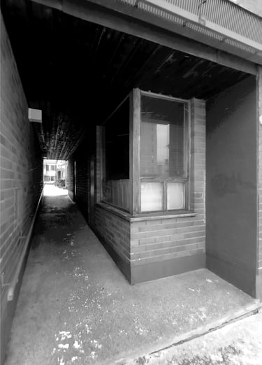 Galleriatila, sellaisena kuin sen löysin.