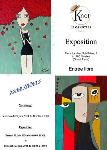 Exposition au "Le Canotier"