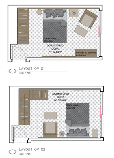 Planta Layout - Projeto Milena Spindler arquiteta