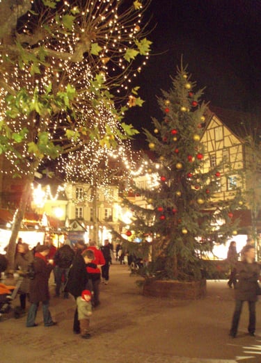 Colmar city Christmas tree