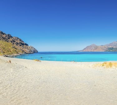 retreats in crete, beautiful beach, paligremnos beach plakias