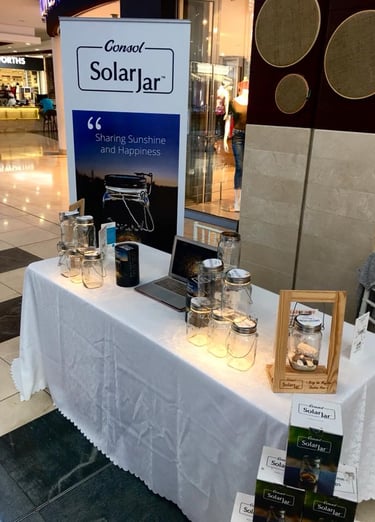 kakemono rollup publicitaire consol solar jar