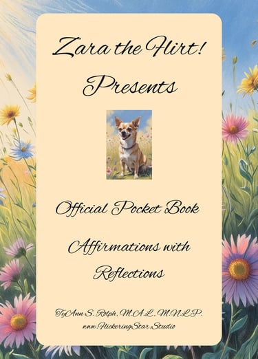 Zara the Flirt's Affirmations Pocketbook cover