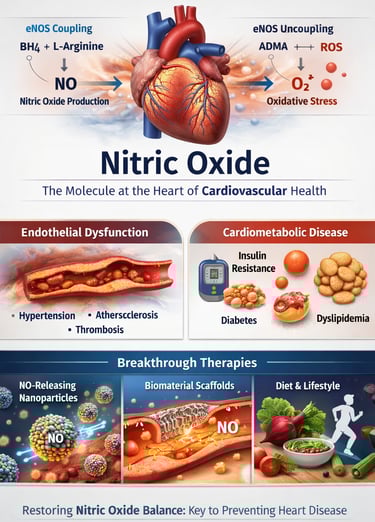 “Endothelial Dysfunction: Why Nitric Oxide Bioavailability Determines Cardiovascular Risk”