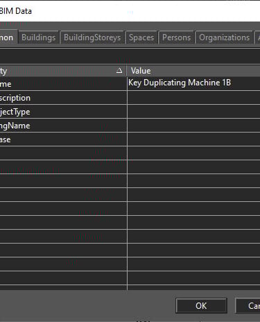 ifc bim data in xcad