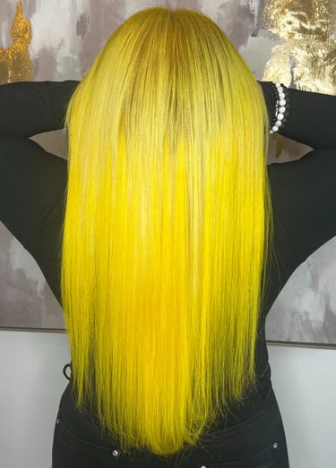 Before and after nano bonds hair extensions St Albans