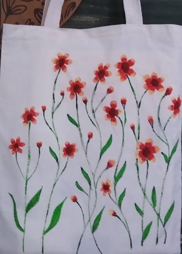ecobag florida pintada