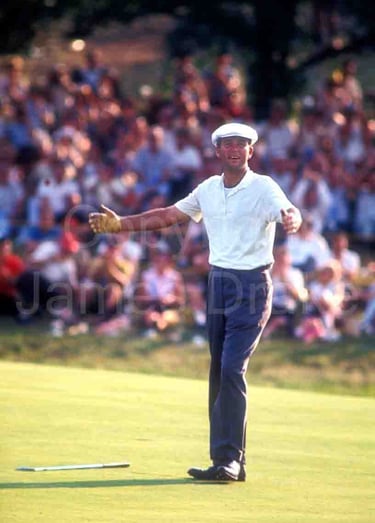 Golfer Ken Venturi wins the US Open in 1964 by James Drake
