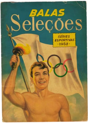 1952 Balas Selecoes Sports Card Series Esportivas Album