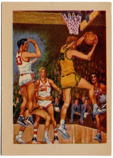 1950s vintage basketball cards