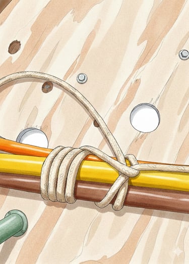 Schwäbisch Hitch best knot for pulling wire. Better than lineman's grapevine hitch.