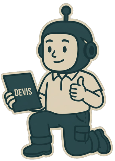 Illustration du BradBot Davis, agent IA générateur de devis pour le nettoyage industriel. à Lille