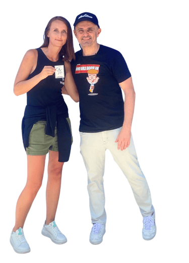 Anne Bagg and Gary Vee at Veecon 2024