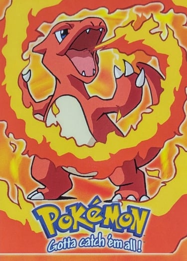 E5 Of E12 Charmeleon Topps Pokémon The First Movie
