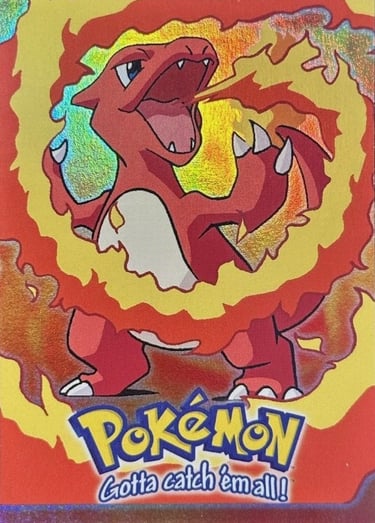 E5 Of E12 Charmeleon Topps Pokémon The First Movie rainbow foil