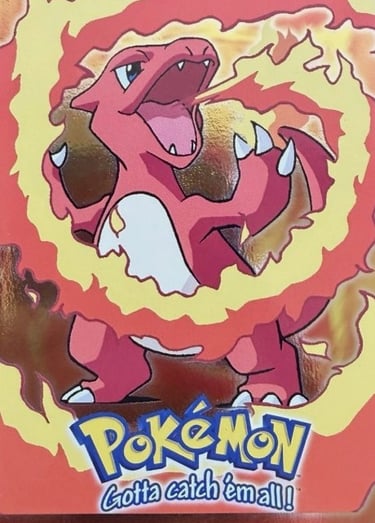 E5 Of E12 Charmeleon Topps Pokémon The First Movie silver foil