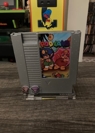 Retro-Bit Rodland Cartridge NES Frontside