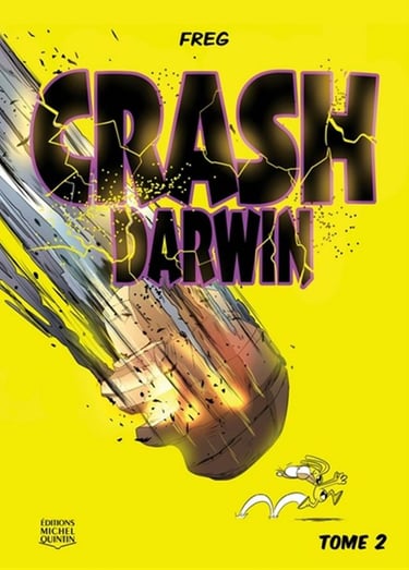 Page couverture de Crash Darwin tome 2 BD sans texte