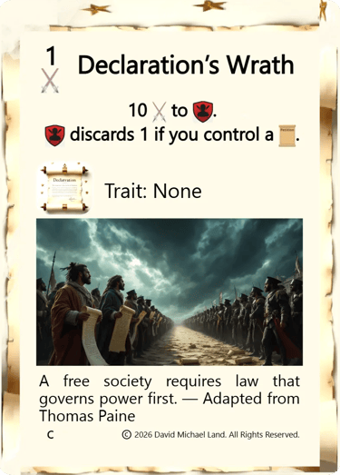 Declaration's Wrath