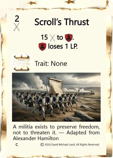 Scroll's Thrust